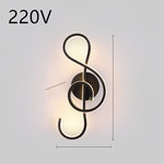 Cozyzlife LED Wall Lamp Nordic Minimalist Bedroom Bedside Lighting Fixture