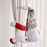 CozyzLife Christmas Curtain Buckle – Cute Forest Old Man Ornament Decoration