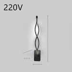 Cozyzlife LED Wall Lamp Nordic Minimalist Bedroom Bedside Lighting Fixture