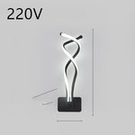 Cozyzlife LED Wall Lamp Nordic Minimalist Bedroom Bedside Lighting Fixture
