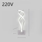 Cozyzlife LED Wall Lamp Nordic Minimalist Bedroom Bedside Lighting Fixture